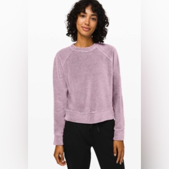 lululemon athletica Sweaters - Lululemon Every Moment Crew Velour Long Sleeve Shirt
